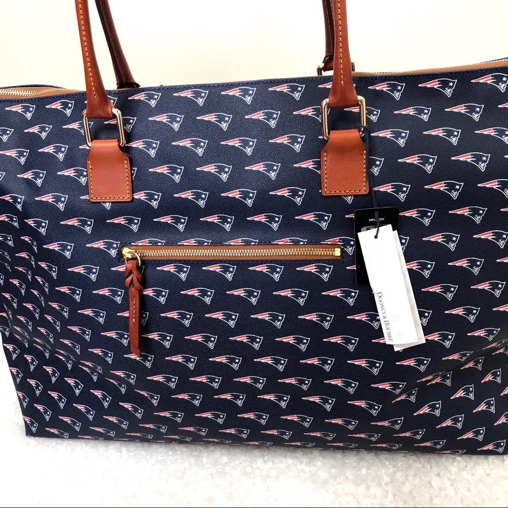 Dooney & Bourke NFL Patriots Logo Medium Duffel - Picture 5 of 8